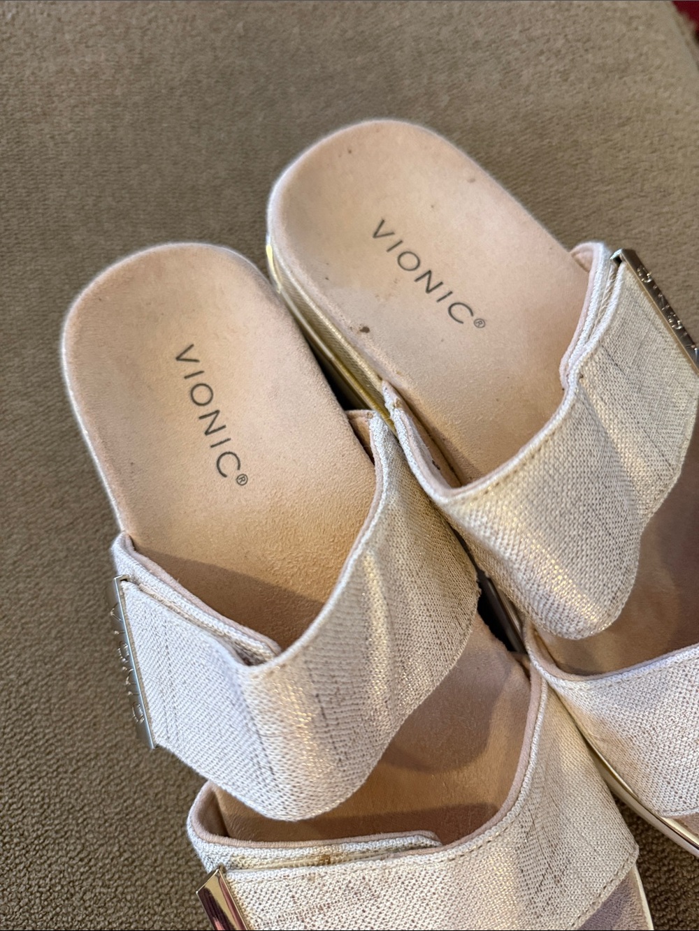 Vionic Brandie Women's Platform Sandals Double Strap Size 9 (TD) - Picture 4 of 8